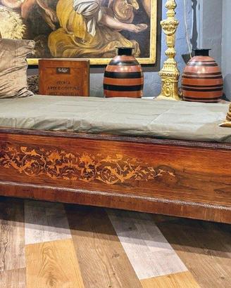 Letto francese fine ‘800,  una piazza e mezza