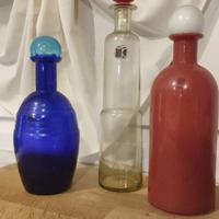 bottiglie vetro Murano Carlo Moretti