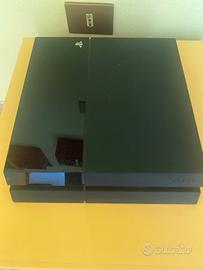 ps4+pad wireless con cavo di ricarica