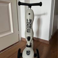 Monopattino cavalcabile 2in 1 Scoot and Ride beige