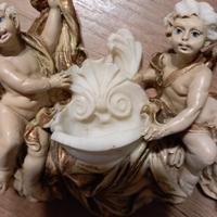 acquasantiera con angeli 