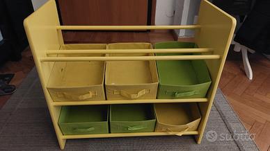 scaffale portaoggetti Songmics lidl per bambini