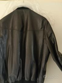 giubbino in vera pelle da uomo 