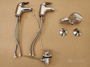 Set rubinetti bagno con doccia Zucchetti "Elfo"