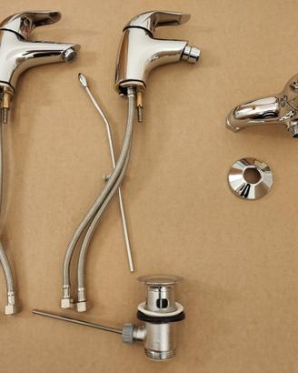 Set rubinetti bagno con doccia Zucchetti "Elfo"
