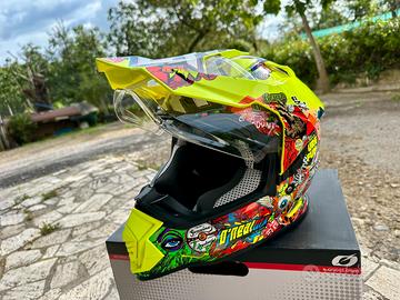 Casco integrale enduro con visiera o’neal M