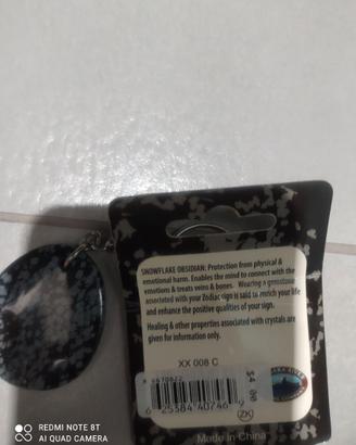 Portachiavi oroscopi capricorno con pietra simbolo