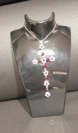COLLANA SNODATA CON SWAROVSKI
