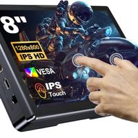 Monitor touchscreen da 8 pollici schermo IPS 16:9