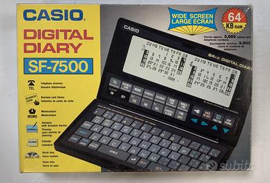 CASIO Digital Diary SF-7500 NOS