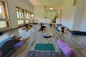 Sala per attività yoga pilates e varie