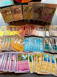 Lotto Carte Pokemon 65 pz Rev Destino di Paldea+Ex