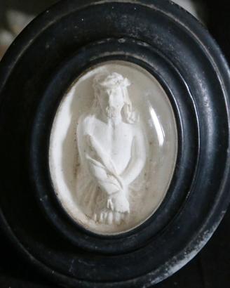 cristo Ecce Homo schiuma di mare antico XIX secolo