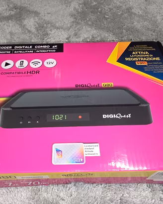 Decoder digitale combo 4k Q80