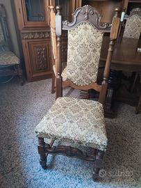 Set 6 sedute vintage da salotto