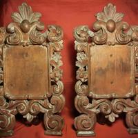 COPPIA DI CARTAGLORIA IN LEGNO MASSELLO1700–UMBRIA