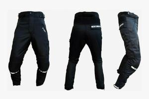 Pantalone moto Biesse in cordura nero