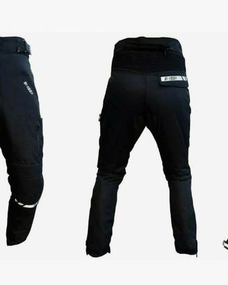 Pantalone moto Biesse in cordura nero
