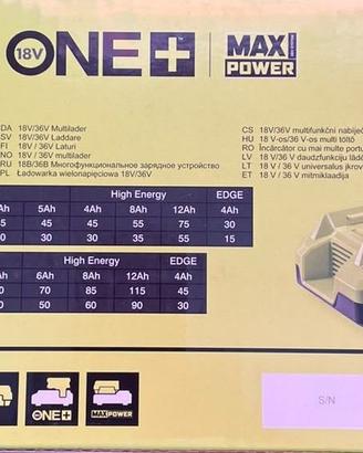 RYOBI CARICABATTERIE UNIVERS. 18V e 36V MULTICHARG