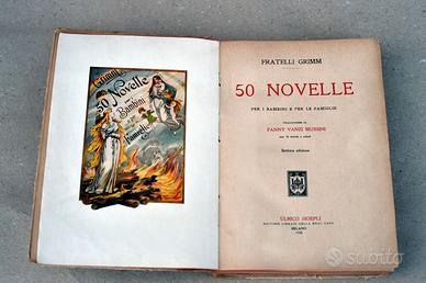 Libro 50 novelle, f.lli Grimm, 1928