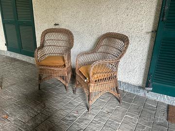 Poltrone in midollino