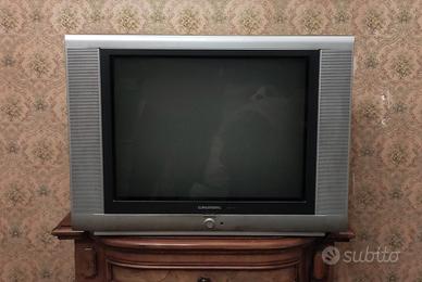 TV GRUNDIG tubo catodico Vintage Televisore Gaming