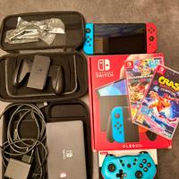 Nintendo Switch Oled 2024 - tutti accessori