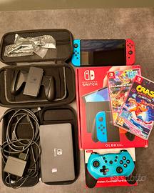 Nintendo Switch Oled 2024 - tutti accessori