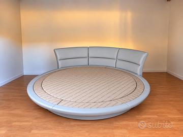 letto in pelle di poltrona frau lullaby due