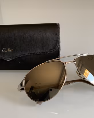 Occhiali da sole Cartier Edition Santos Domund 135