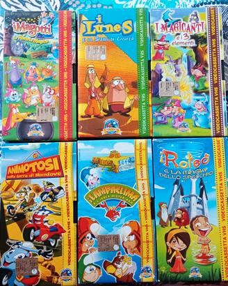 Serie completa VHS Ferrero cartoons
