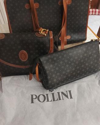 Tris di borse Pollini tenute perfettamente 