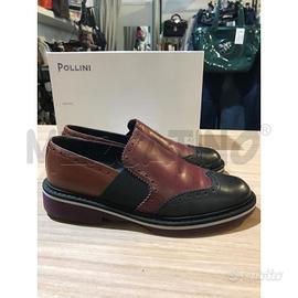 SCARPE DONNA MOCASSINO POLLINI PELLE MULTICOLOR 38