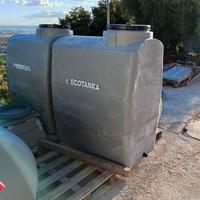 Serbatoio acqua in polipropilene 1000lt