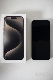 Iphone 15 Pro 256 gb- Titanio Naturale- Perfetto