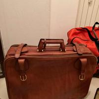 Valigia vintage in pelle