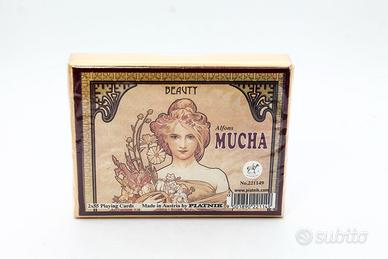 Alfons Mucha 2 Paia di Carte da Gioco