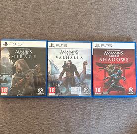 Assassin's Creed Mirage Valhalla Shadows AC PS5