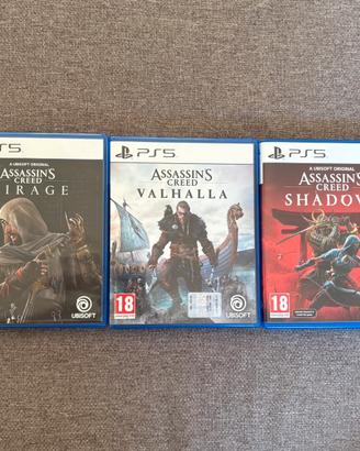 Assassin's Creed Mirage Valhalla Shadows AC PS5