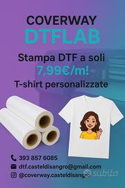 Service stampa dtf qualità' professionale
