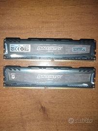 Ram DDR4 16 Gb 3000 MHz CL15 Crucial Ballistix