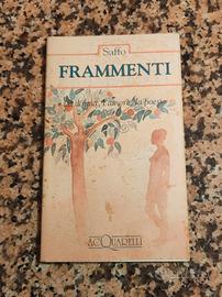 frammenti la donna, l'amore, la poesia Saffo 
