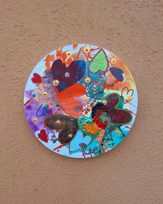 Cuori vibranti nella tela