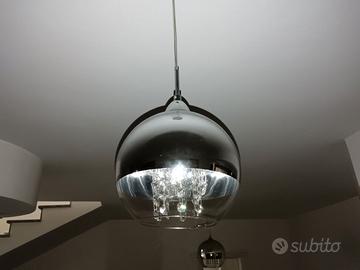 5 lampadari eleganti in vetro,