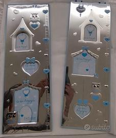 Metro Crescita Bimbo "Noiluna" in Argento PVD - Po