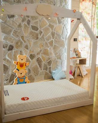 Cameretta Bambini Letto montessori scrivania