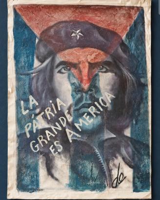Che Guevara olio su tela dipinto cubano