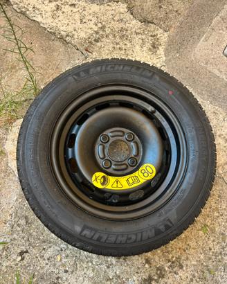 Ruotino di scorta R14 con cric