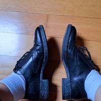 scarpe stringate nere