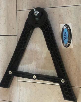 Cavalletto lat. richiudibile per moto cross enduro